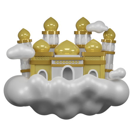 Mosquée islamique  3D Icon