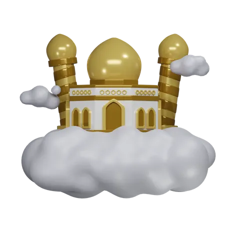 Mosquée islamique  3D Icon
