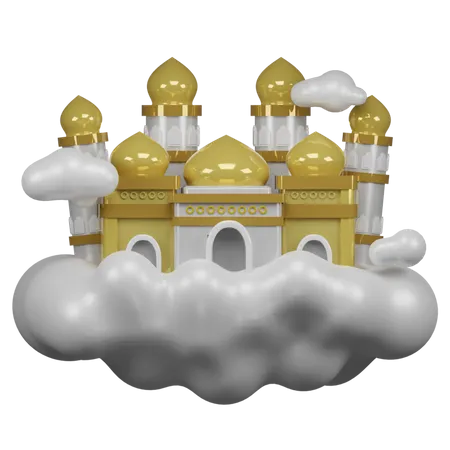 Mosquée islamique  3D Icon