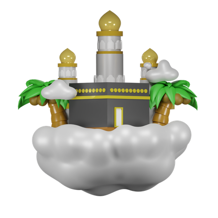Kabbah de la mosquée  3D Icon