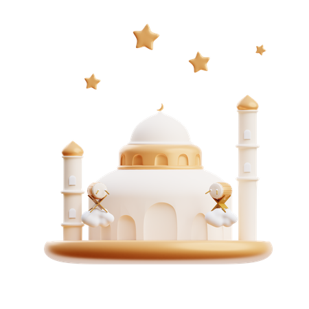 Mosquée musulmane  3D Illustration