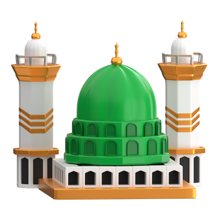 Mosquée récupérée  3D Icon