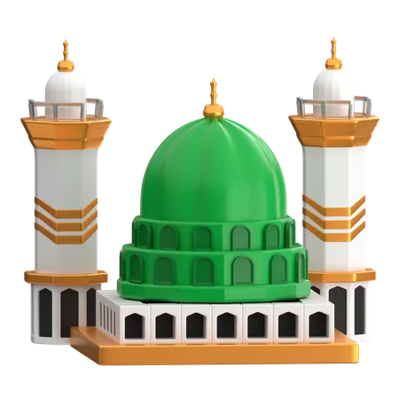 Mosquée récupérée  3D Icon