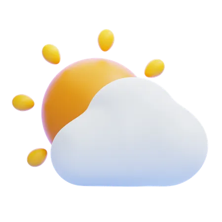 Mostly Cloudy  3D Icon