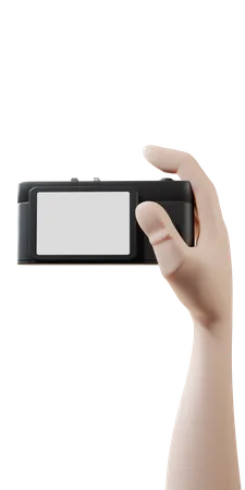 Mostrando imagen en cámara digital  3D Icon