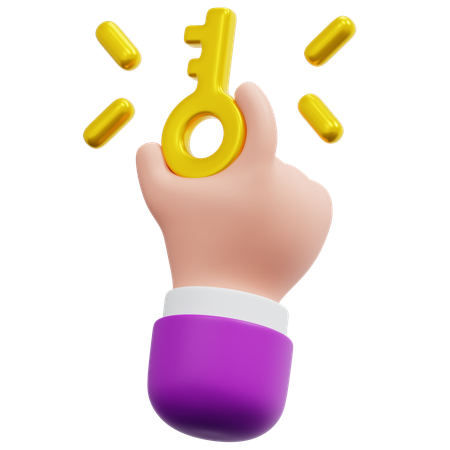 Recherche de mots clés à la main  3D Icon