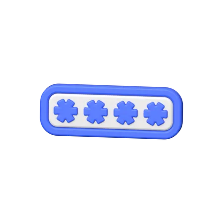 Mot de passe  3D Icon