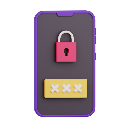 Mot de passe  3D Icon