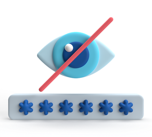 Mot de passe secret  3D Icon