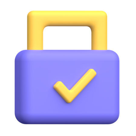 Sécurité du mot de passe1  3D Icon