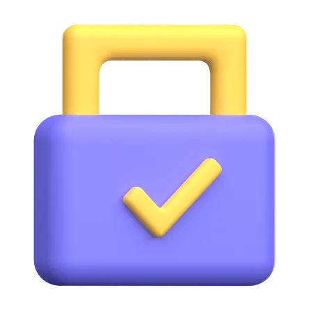 Sécurité du mot de passe1  3D Icon