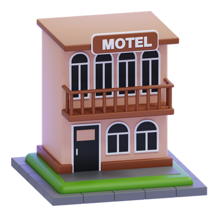 Motel  3D Icon