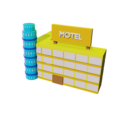 Motel  3D Icon