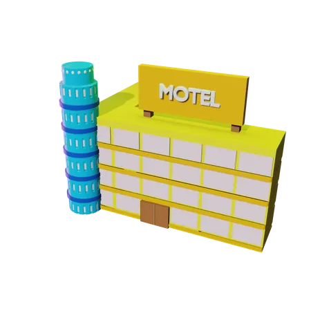 Motel  3D Icon