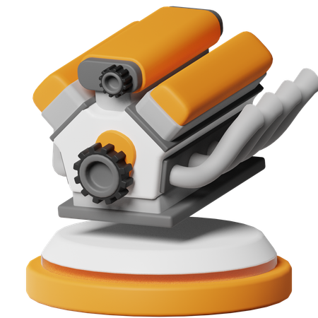 Moteur  3D Icon