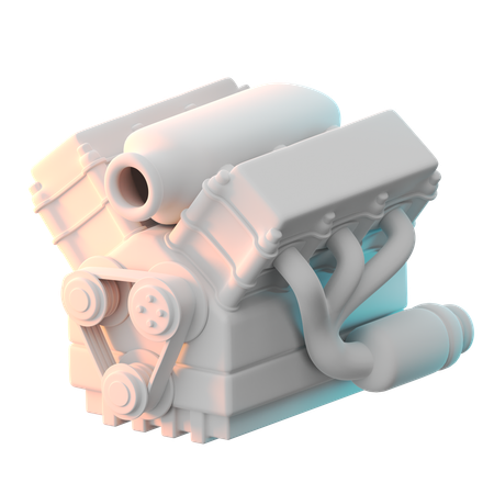 Moteur  3D Icon
