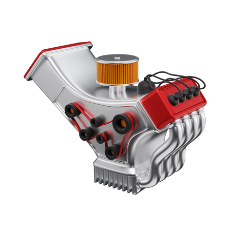 Moteur  3D Icon