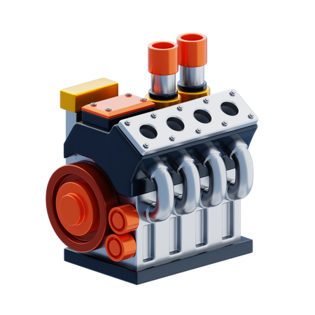 Moteur à combustion interne (ICE)  3D Icon