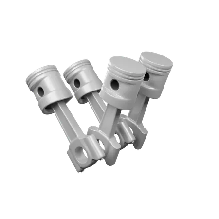 Moteur à pistons  3D Icon