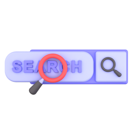 Moteur de recherche  3D Icon