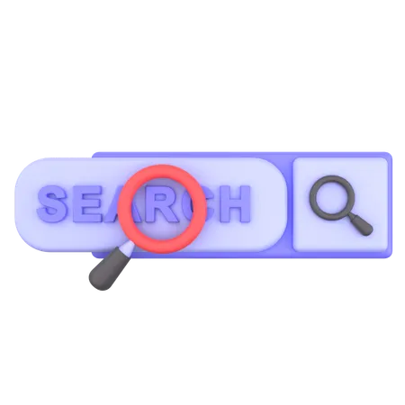 Moteur de recherche  3D Icon