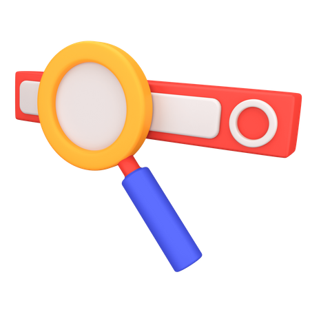 Moteur de recherche  3D Icon