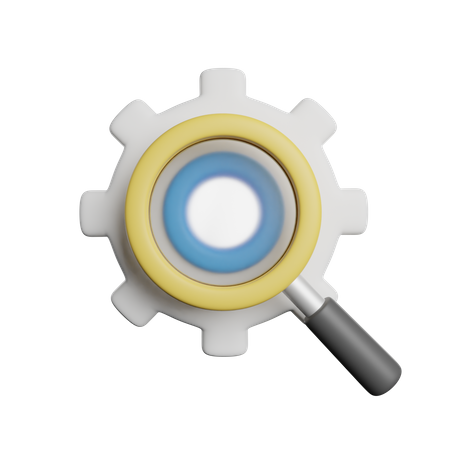 Moteur de recherche  3D Icon