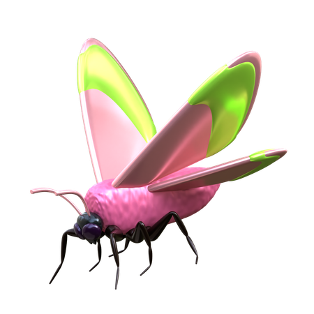 Moth  3D Icon