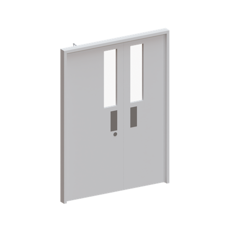 Mother And Son Door  3D Icon