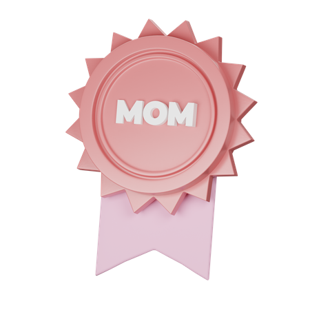 Mother Day Badge  3D Icon