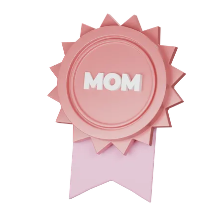 Mother Day Badge  3D Icon
