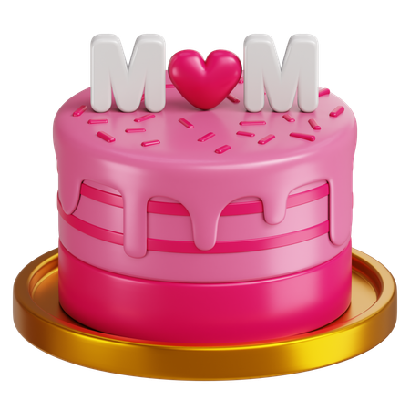 Mother Day Cake  3D Icon