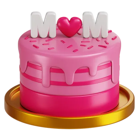 Mother Day Cake  3D Icon