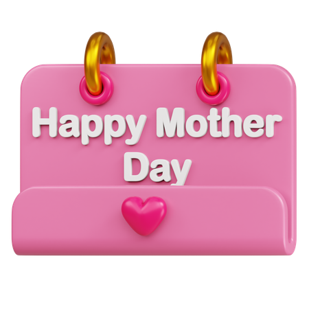 Mother Day Card  3D Icon