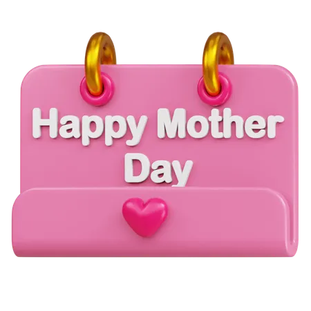 Mother Day Card  3D Icon