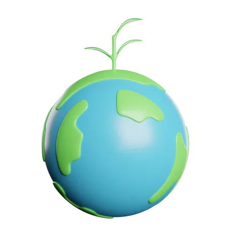 Mother Earth Day  3D Icon