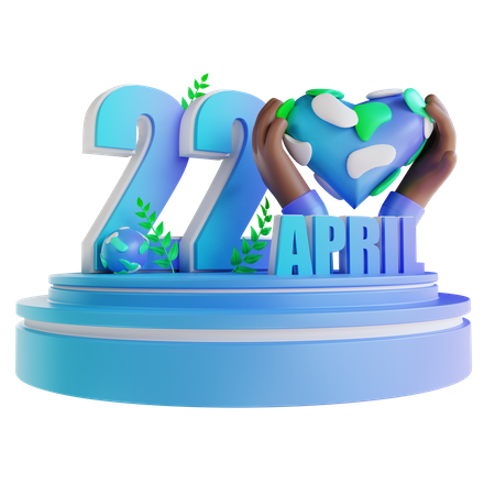 Mother Earth Day  3D Illustration