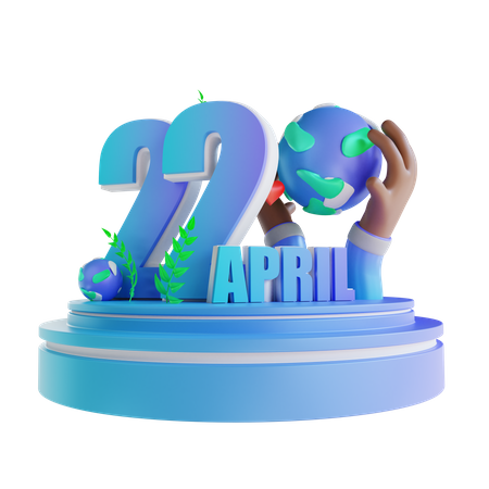 Mother Earth Day  3D Illustration