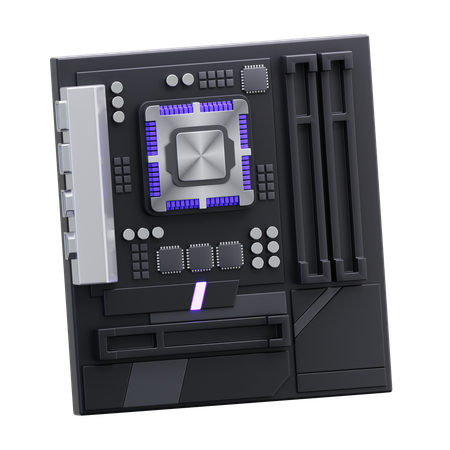 Motherboard  3D Icon