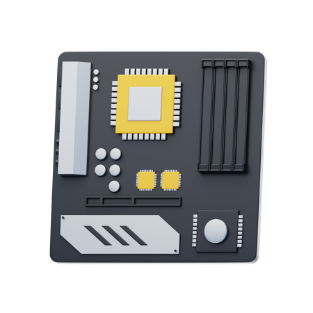 Motherboard  3D Icon