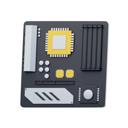 Motherboard  3D Icon