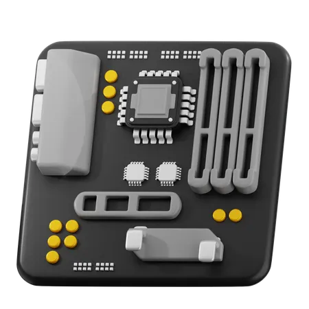 Motherboard  3D Icon