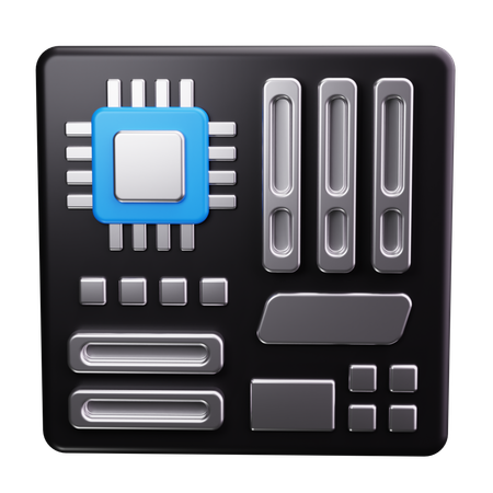 Motherboard  3D Icon