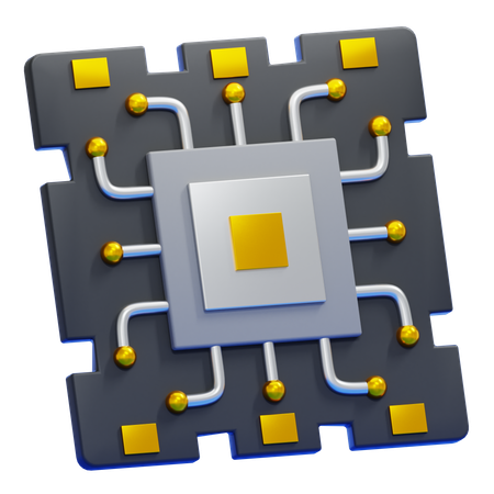 Motherboard  3D Icon