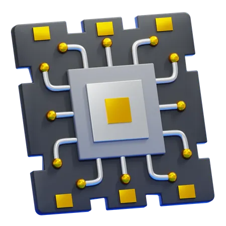 Motherboard  3D Icon