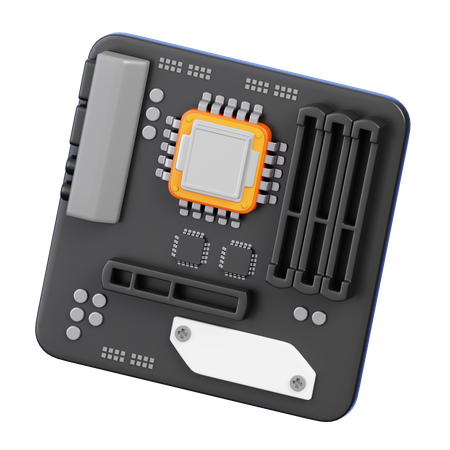 Motherboard  3D Icon