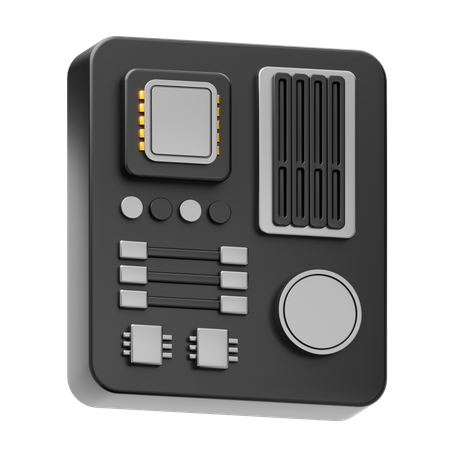 Motherboard  3D Icon