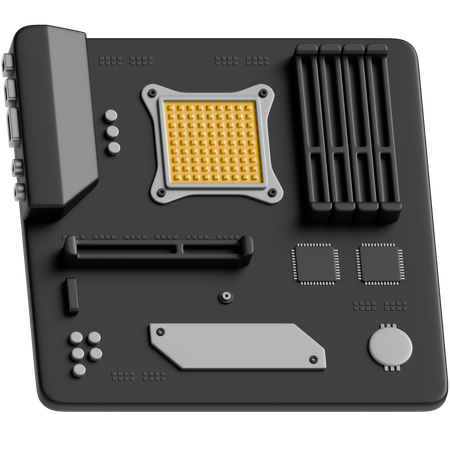 Motherboard  3D Icon