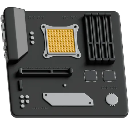 Motherboard  3D Icon