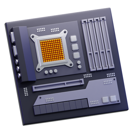 Motherboard  3D Icon